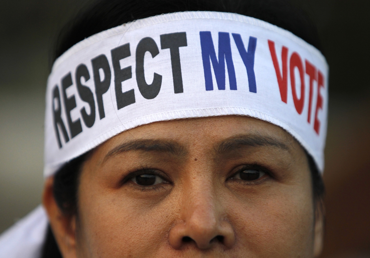 Thailand Elections Antigovernment Groups in Final Push