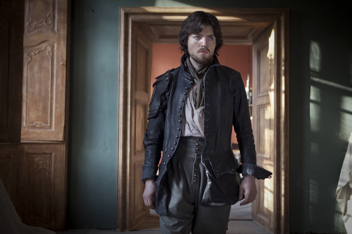 Athos (Tom Burke) has a lot to be grim about Athos (Tom Burke) has a lot to be grim about