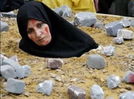 women stoning Muslim