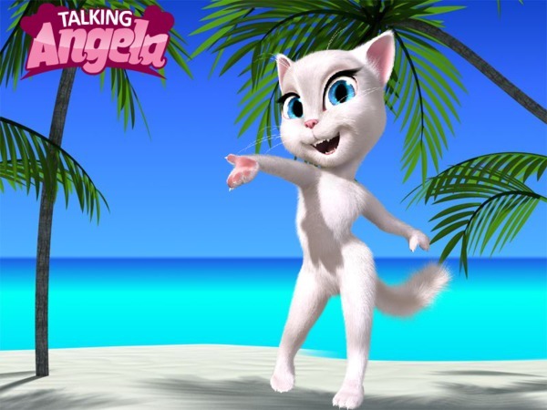 The Talking Angela app is completely safe for children