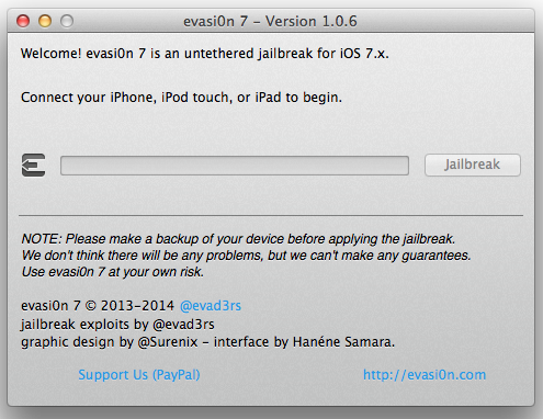 Evasi0n7 1.0.6 Released: How to Jailbreak iOS 7.0.6 Untethered on iPhone, iPad and iPod Touch