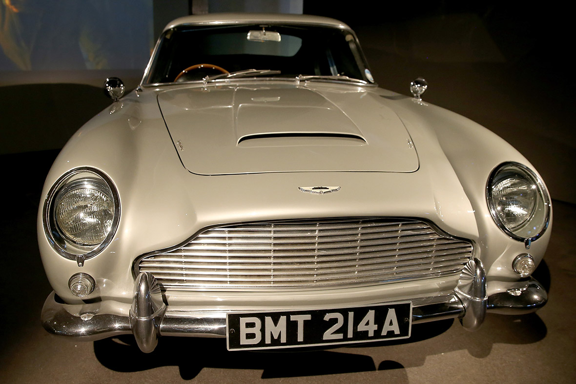 The most recognisable Bond car, the Aston Martin DB5. This vehicle, with the registration BMT 214A, was used in GoldenEye (1995) and Tomorrow Never Dies (1997)