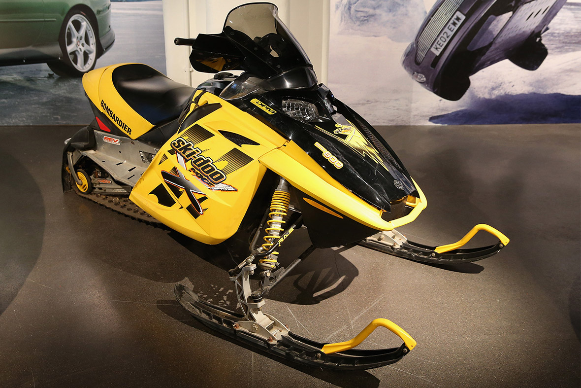 The Bombardier Ski-Doo MX Z-REV 800 snowmobile from Die Another Day (2002)