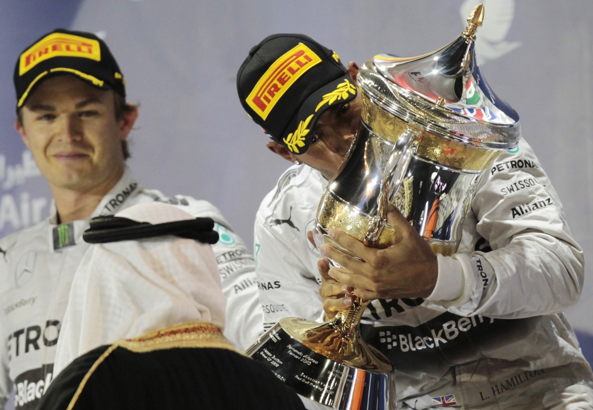 ... victory in Bahrain but Rosberg was keen to take the gloss off the win