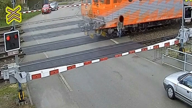 Czech Pensioner Hit by a Train but Escapes Injury