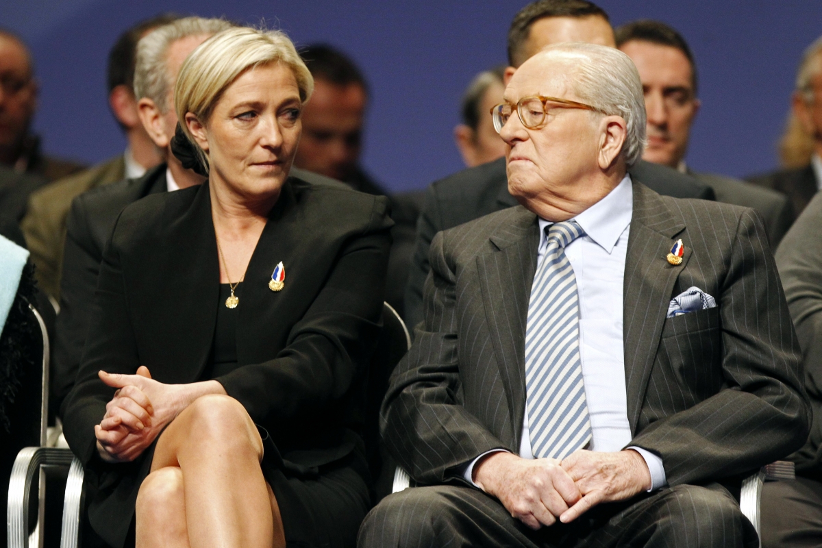 Marine Le Pen e Jean-Marie Le Pen