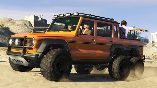 The brand new Dubsta unlocks at Rank 100 and can accommodate up to 6 players, perfect for rolling out in force with crew members. GTa 5 Dubsta picture online