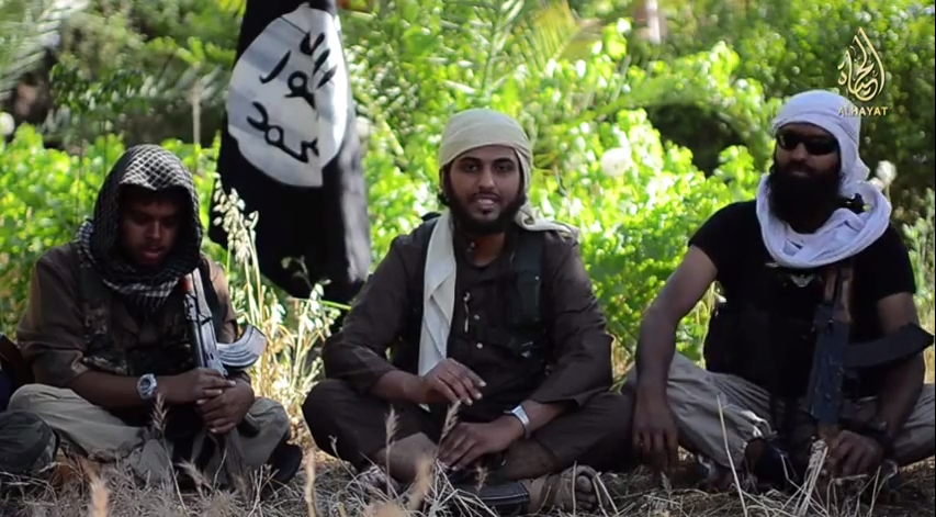 The new Isis video, entitled Iraq Isis Jordan Syria Lebanon