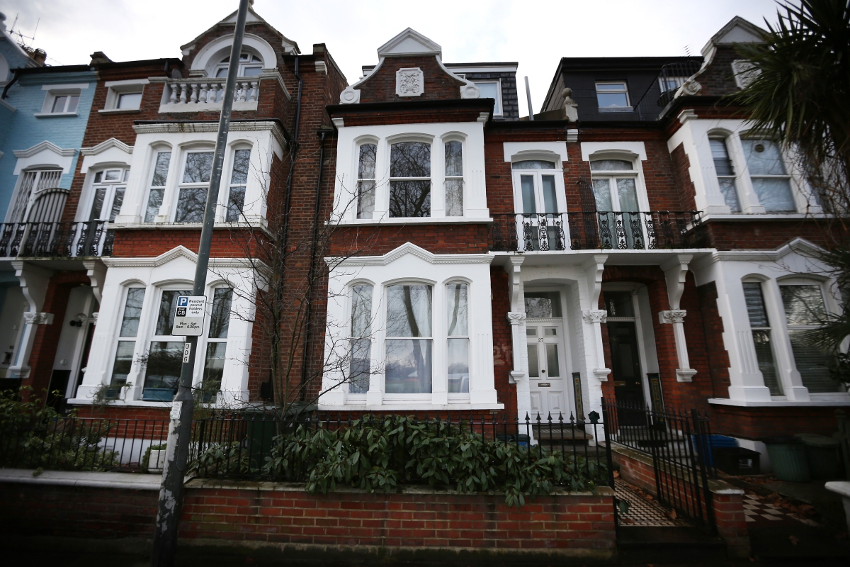 The site of Elm House guest house in barnes, southwest London, where a circle of VIPs allegedly abused children. (Getty)