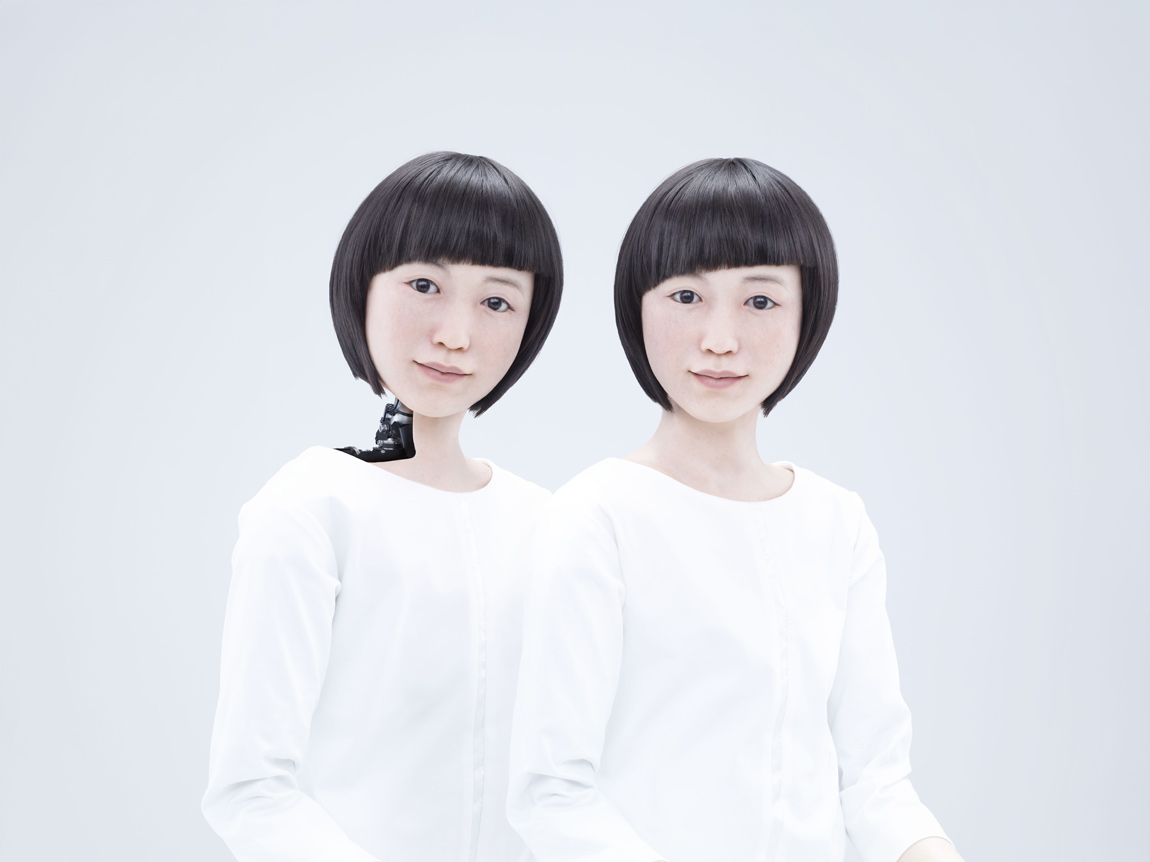 Kodomoroid, a robot news presenter that resembles a human child