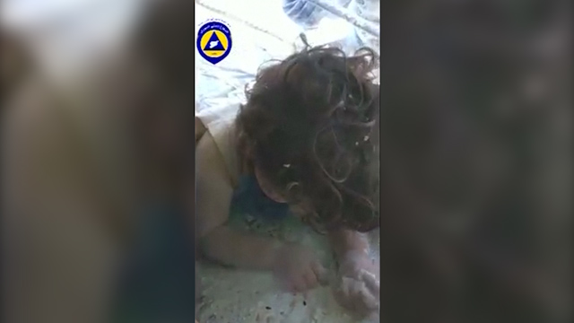 Girl Rescued from Rubble after Syria Airstrike