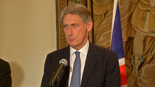Hammond Urges Russia to Rethink Support for Separatists