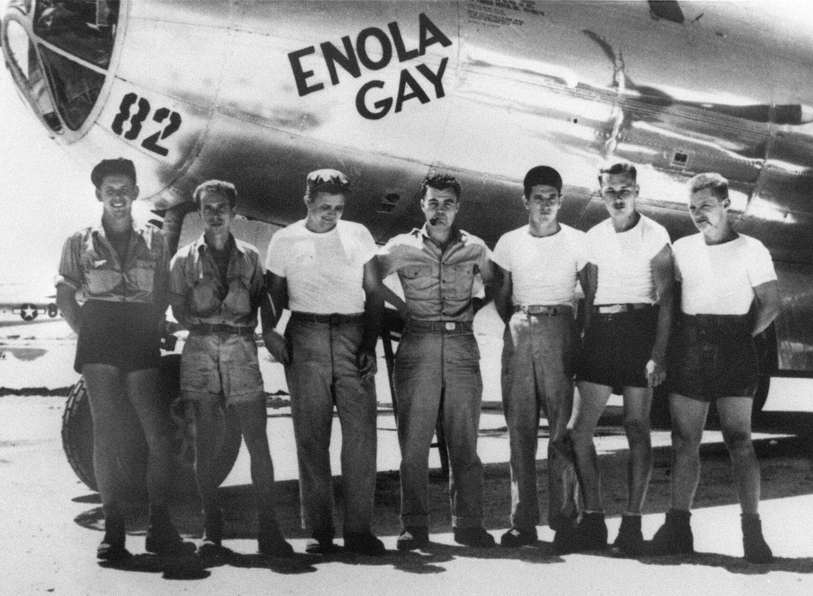 crew of the enola gay bomber