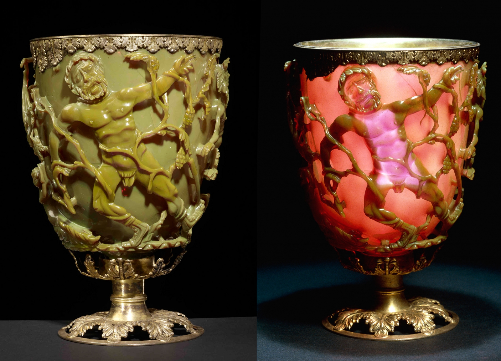 Romans Used Nanotechnology to Turn Lycurgus Cup From Green to Red 1,600 Years Ago