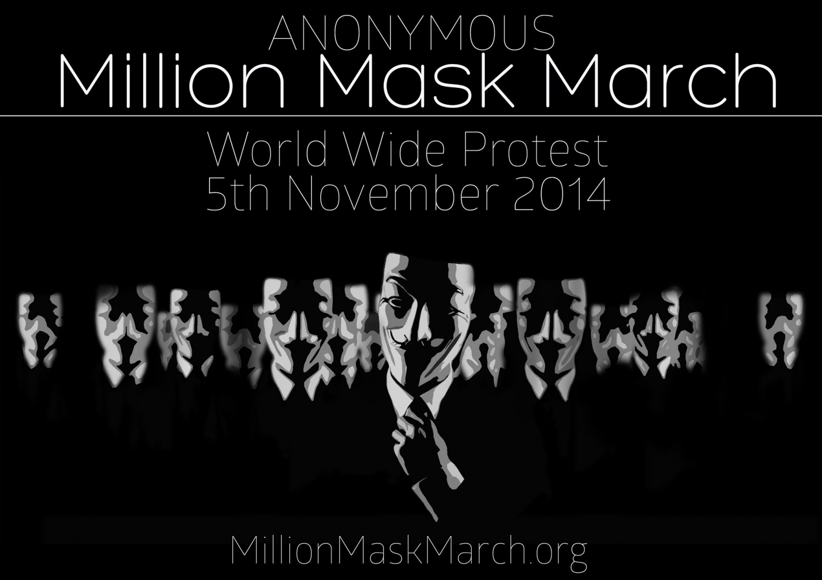 Anonymous Million Mask March 5 November 2014