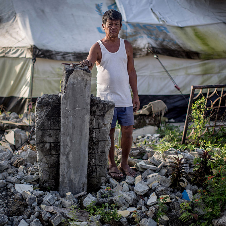 Typhoon Haiyan survivors