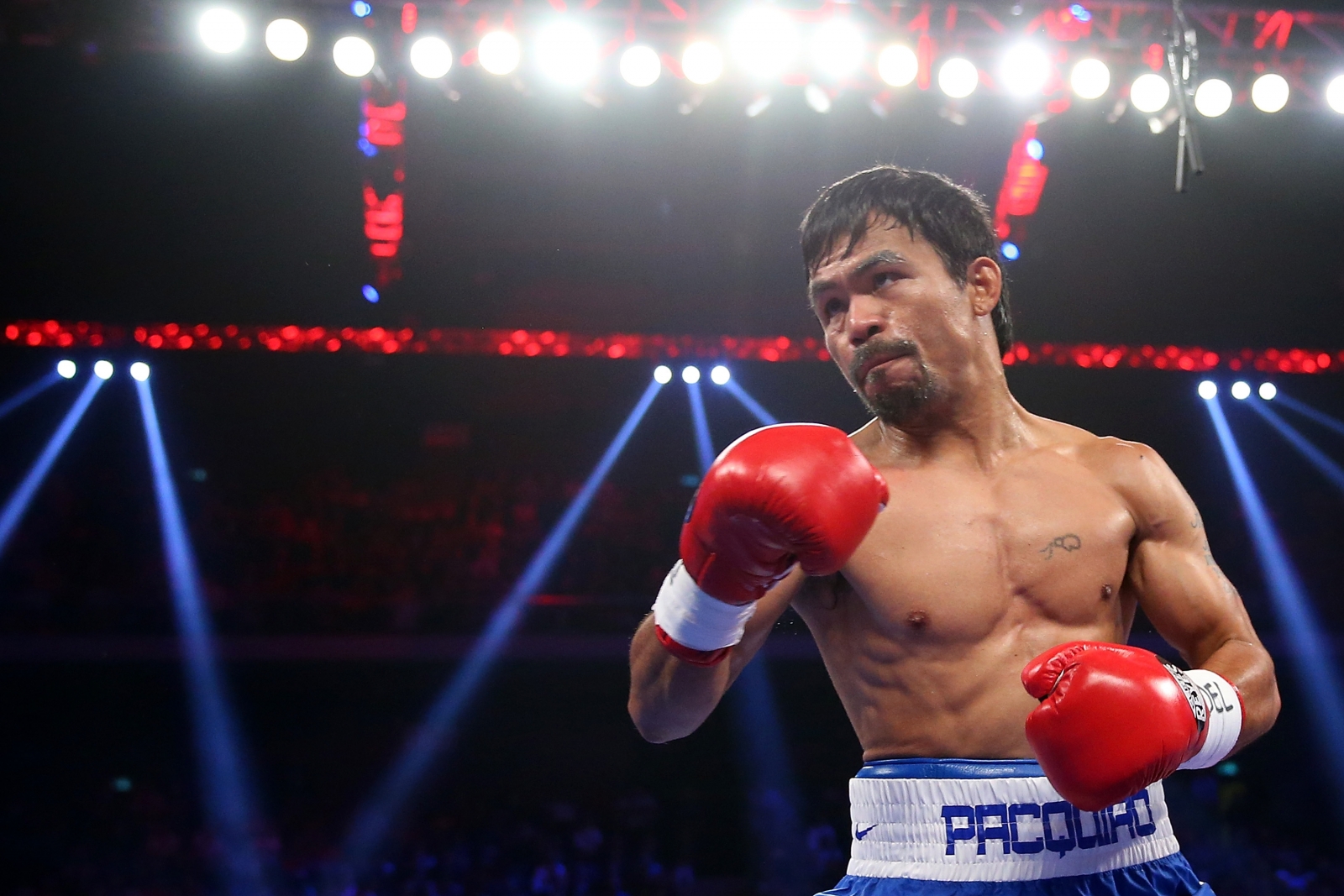 Manny Pacquiao: 'Floyd Mayweather Jr, stop throwing punches on