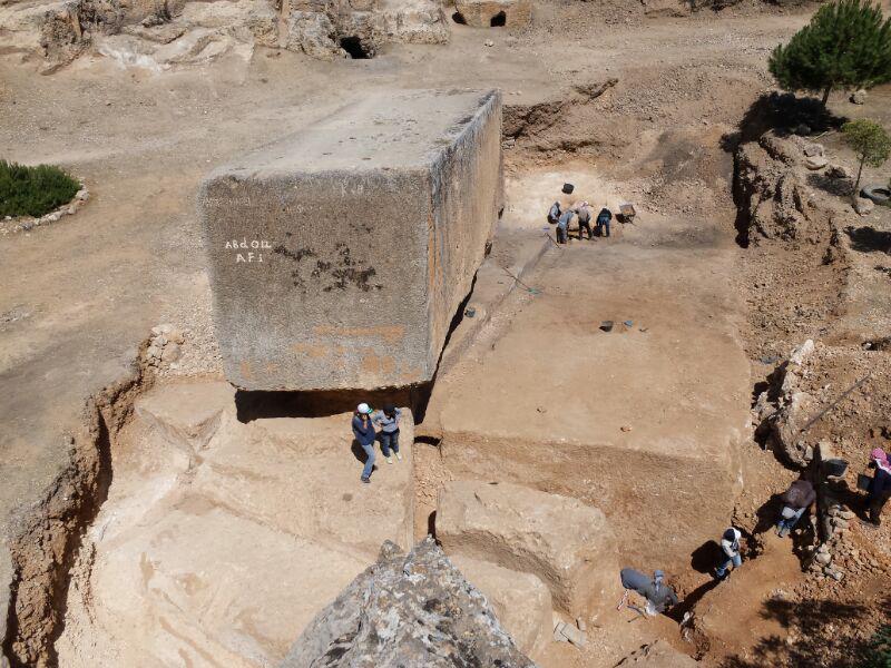 world-s-biggest-monolithic-stone-block-discovered-at-baalbek-roman