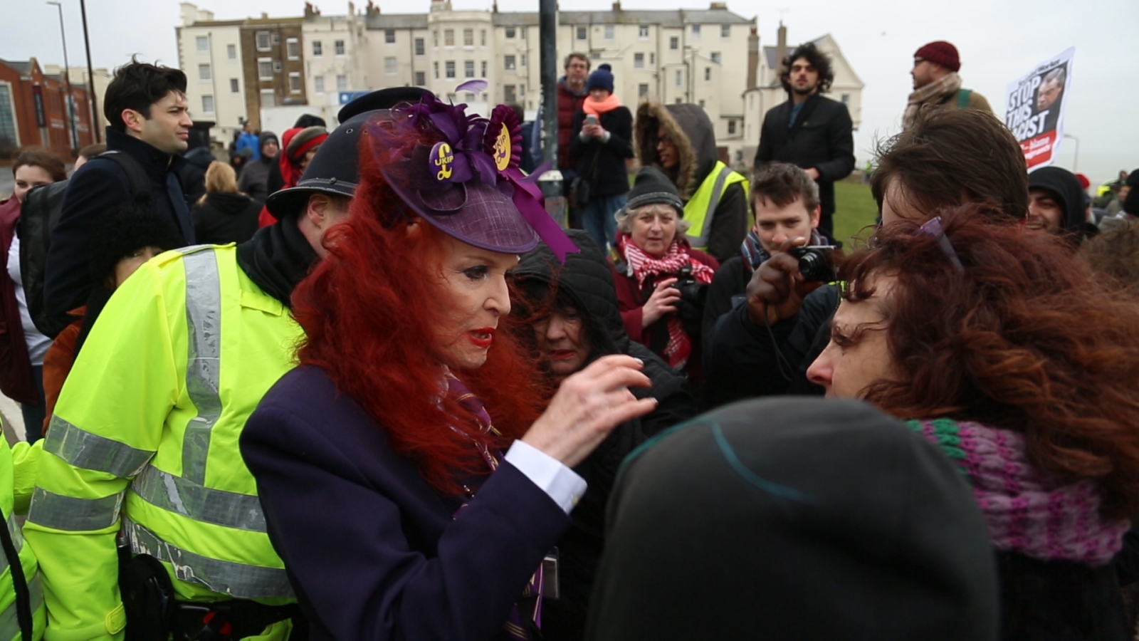 Ukip Margate conference: Protesters clash with Ukip supporters at party's spring conference