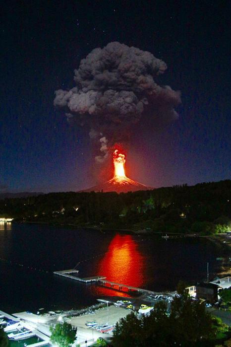 Volcano Villarica Chile Eruption