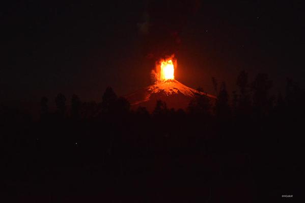 Volcano Villarica Chile Eruption