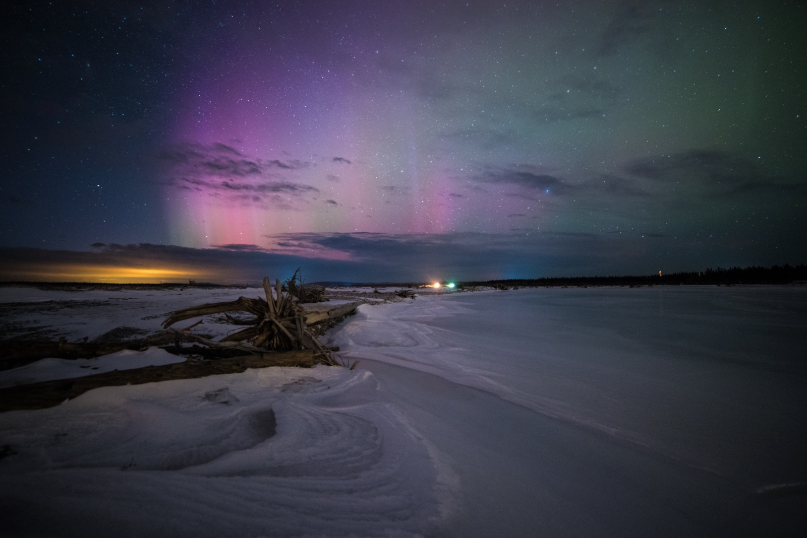 Aurora Borealis Photos of Northern Lights over Alaska following
