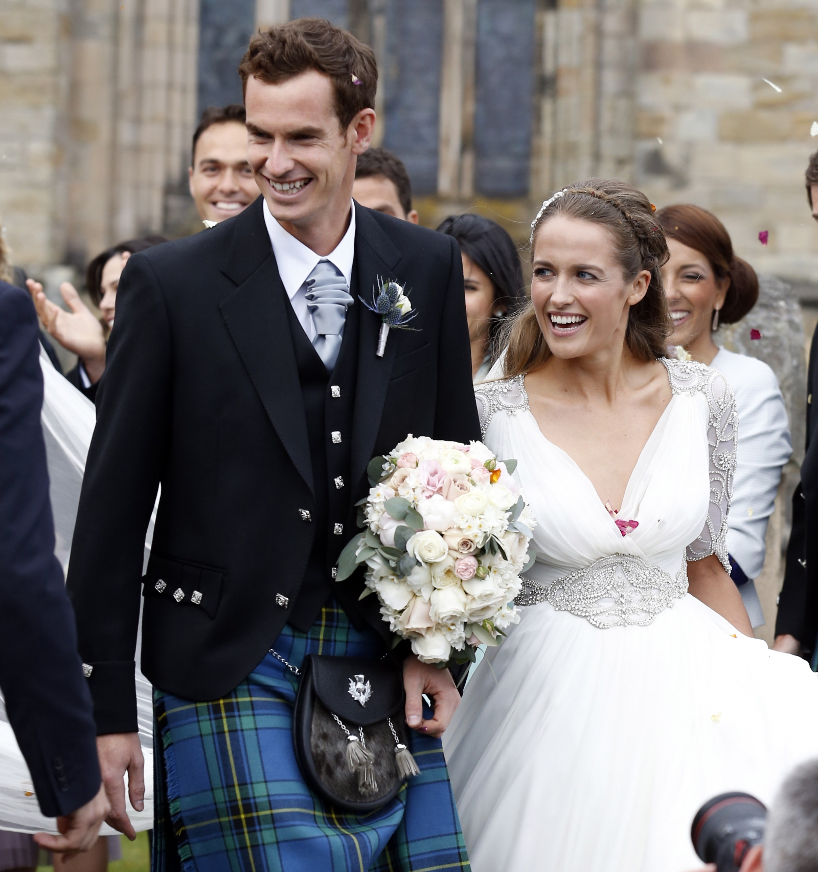 Andy Murray Marries Kim Sears Did Wimbledon Star Ban Mother Judy From Dancing At Wedding