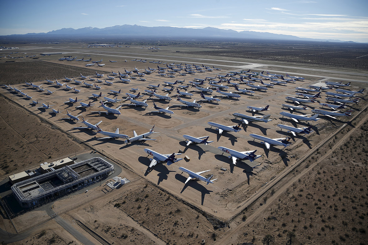 Where do old jumbo jets go when they die? The Victorville aircraft