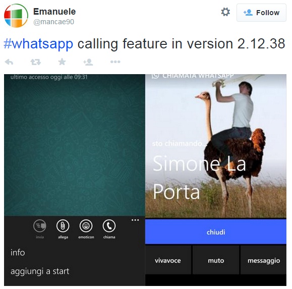 WhatsApp llamadas de voz WhatsApp llamadas de voz