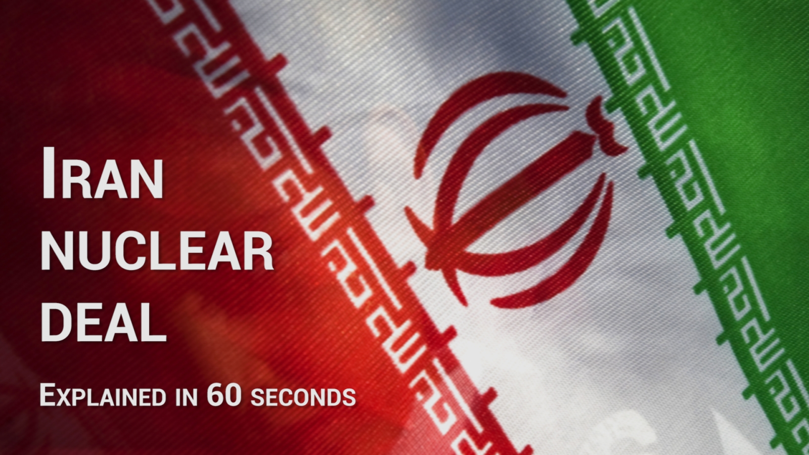 Iran nuclear deal explained in 60 seconds