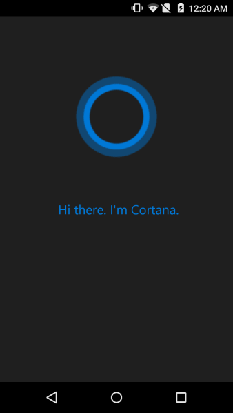 Microsoft Cortana for Android Microsoft Cortana for Android