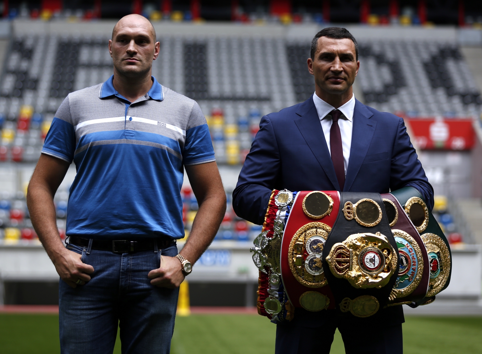 Wladimir Klitschko vs Tyson Fury heavyweight clash postponed after champion suffers ...