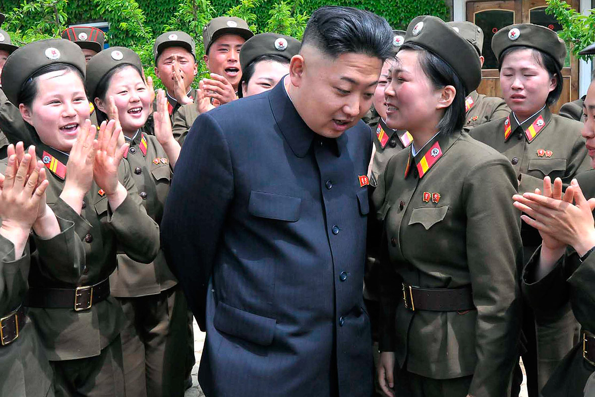 Kim Jong Un Photos Of North Korean Leader Surrounded By