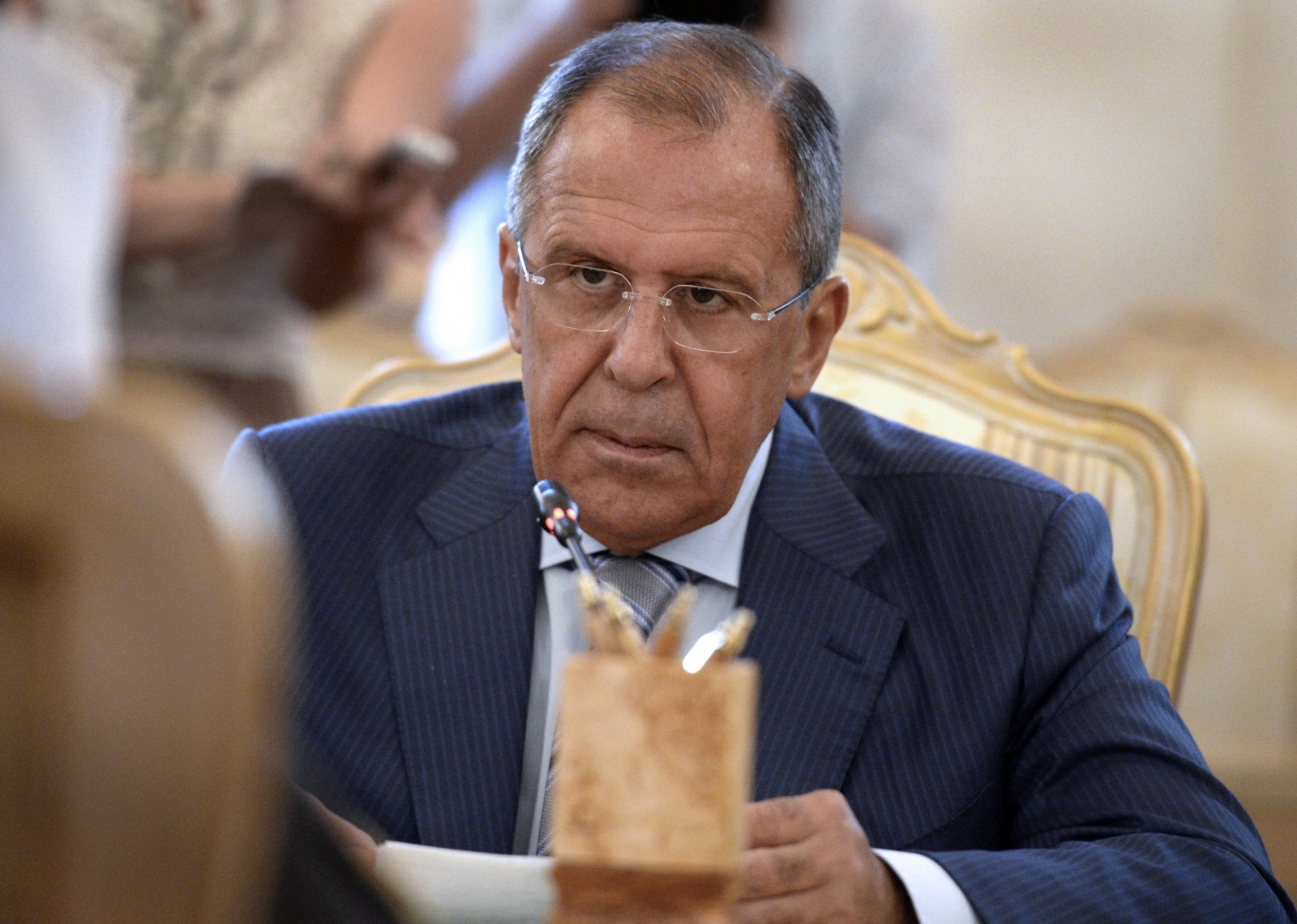 Russian Foreign Minister Lavrov Mutters 'f***ing Morons' During Saudi ...