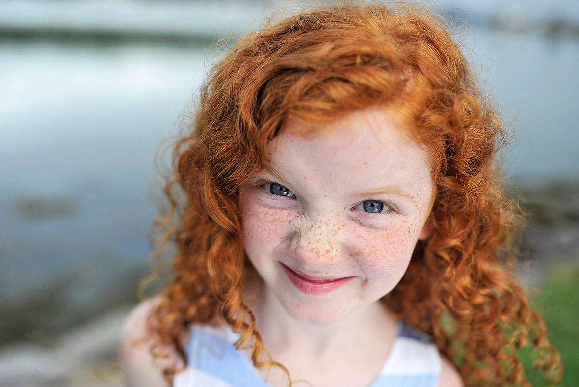 Redhead freckles ginger