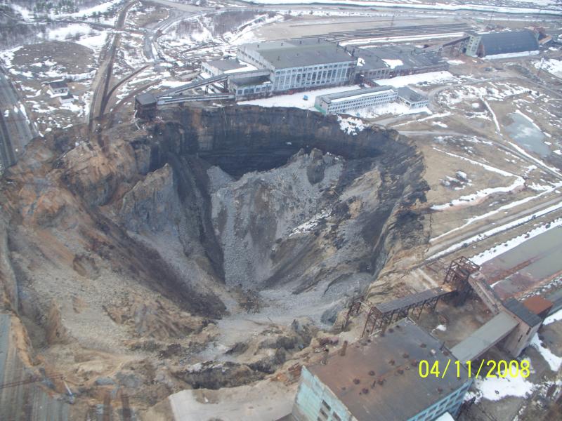 Giant Sinkhole In Perm Region Of Russia Growing Wider And Deeper