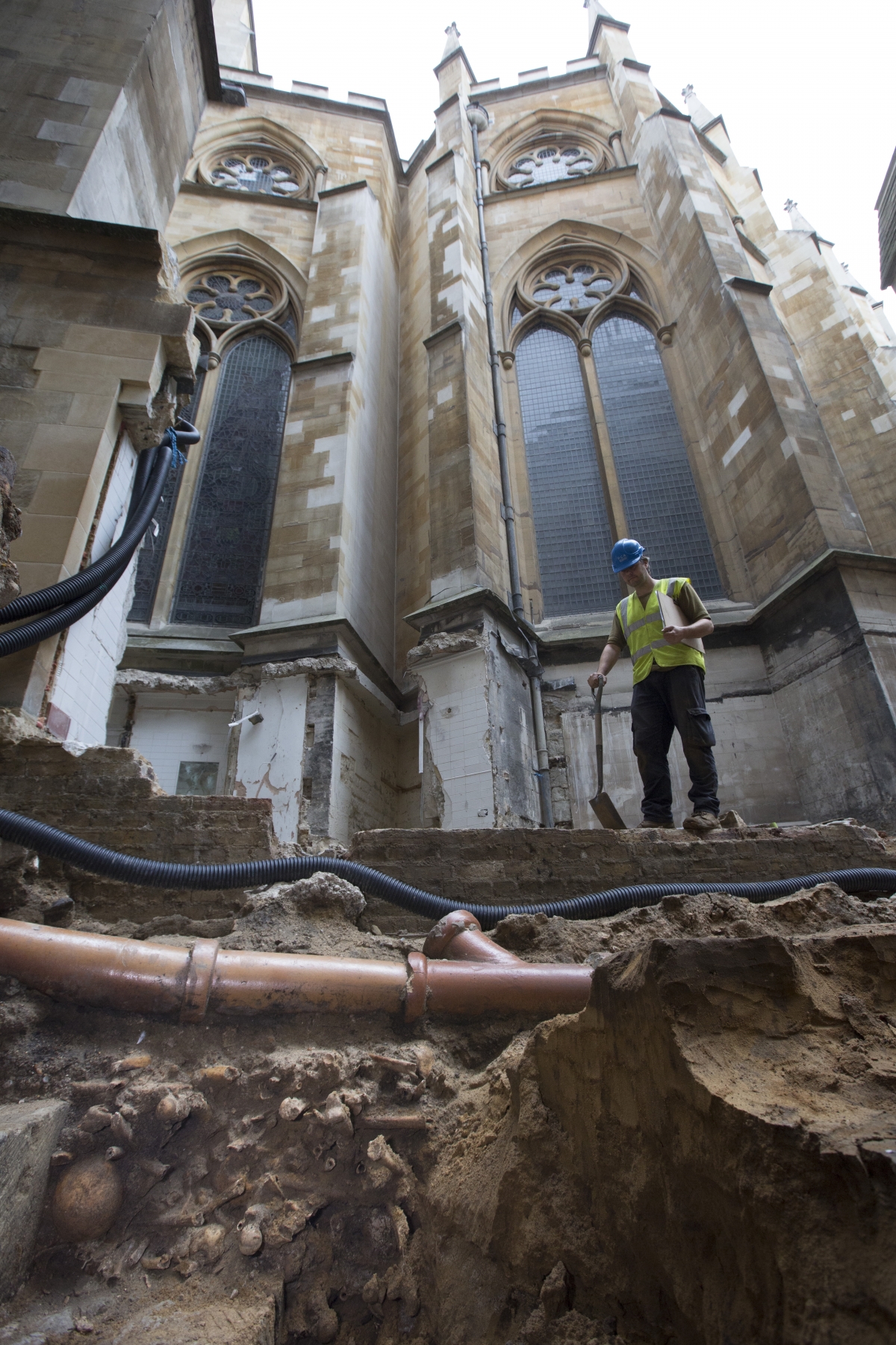 Westminster Abbey Medieval burial ground with remains of at least 50 individuals discovered