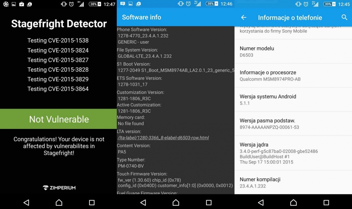 Xperia Z2 and Z3 series getting Stagefright bug fix via 
