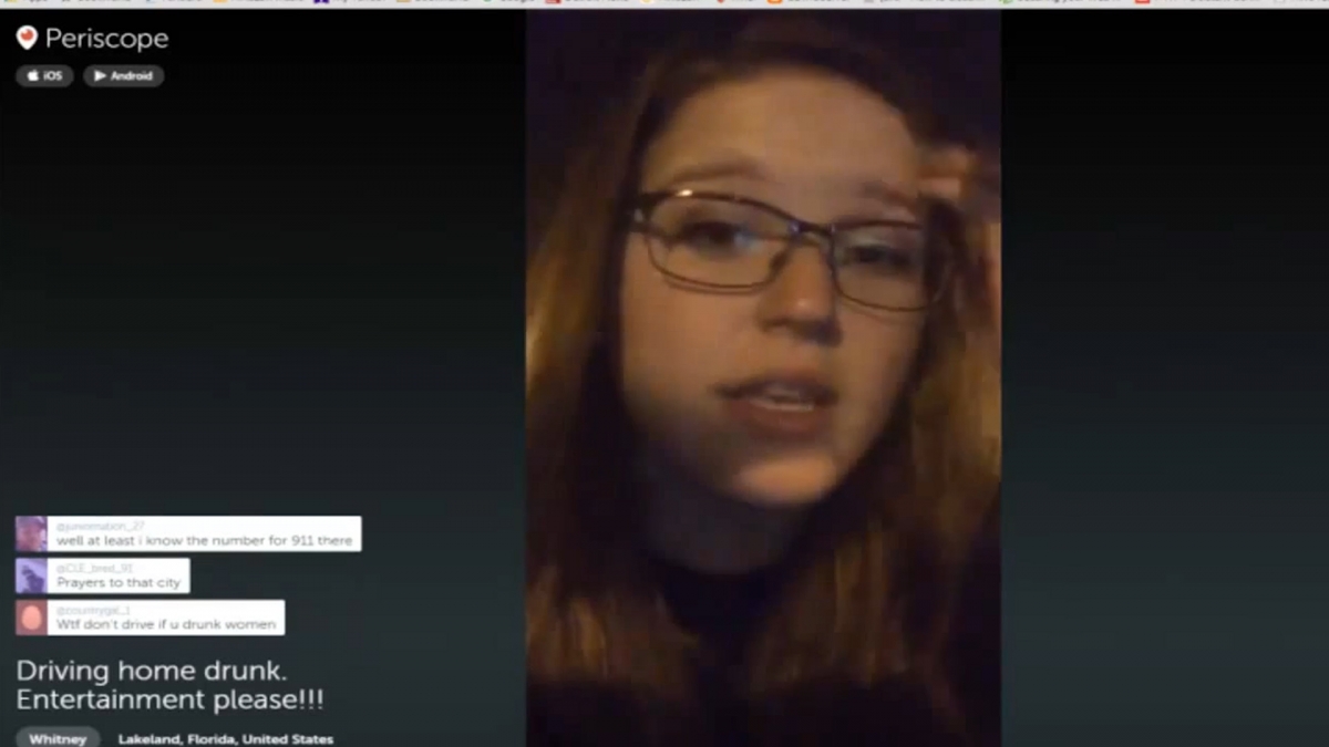 Woman Arrested After Live Streaming Herself Driving While So Fking Drunk On Periscope 