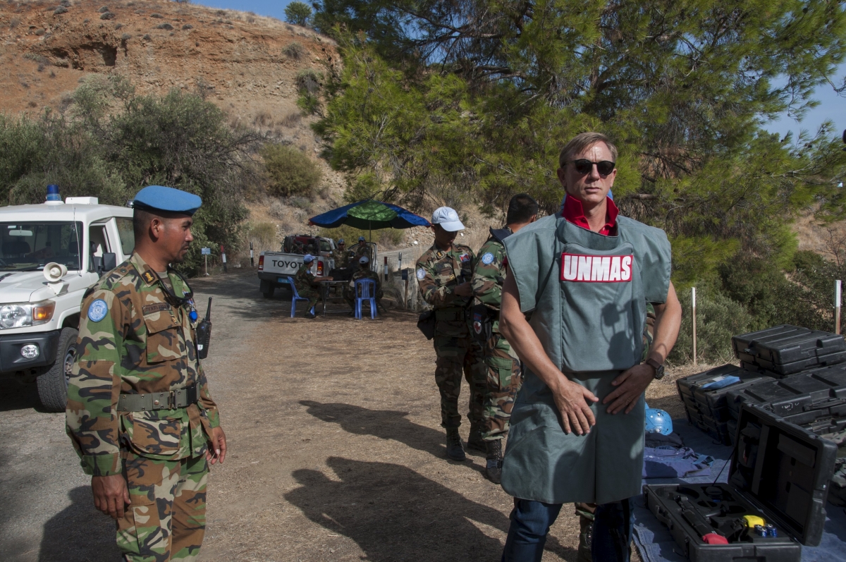 Cyprus: Bond star Daniel Craig advocates end to land mines Cyprus: Bond star Daniel Craig advocates end to land mines