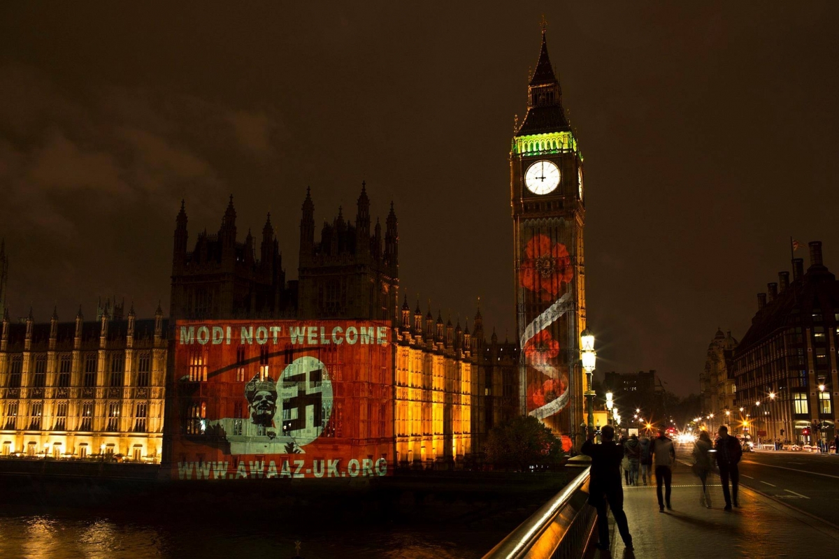 Modi Not Welcome on British Parliament