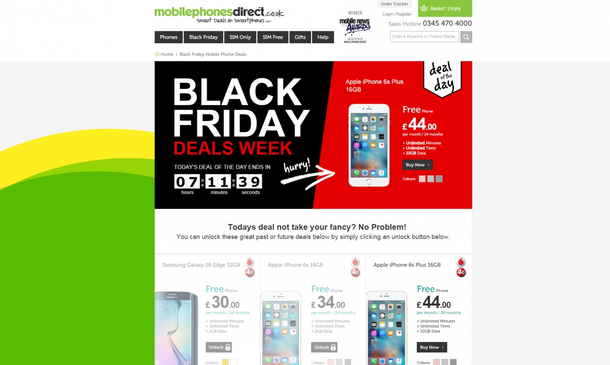 Black Friday 2015: The best technology deals from Mobile Phones Direct - What Deals Are On Black Friday Uk