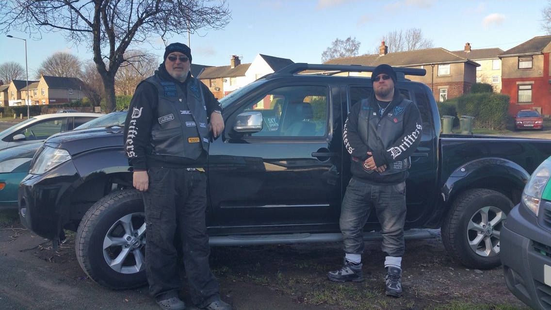 UK floods: Police and bikers join forces to protect homes from looters in West Yorkshire Lloyd-spencer-dave-cariss