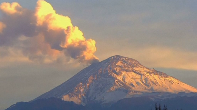 Popocatepetl volcano eruption December 8, 2018 Popocatepetl-volcano