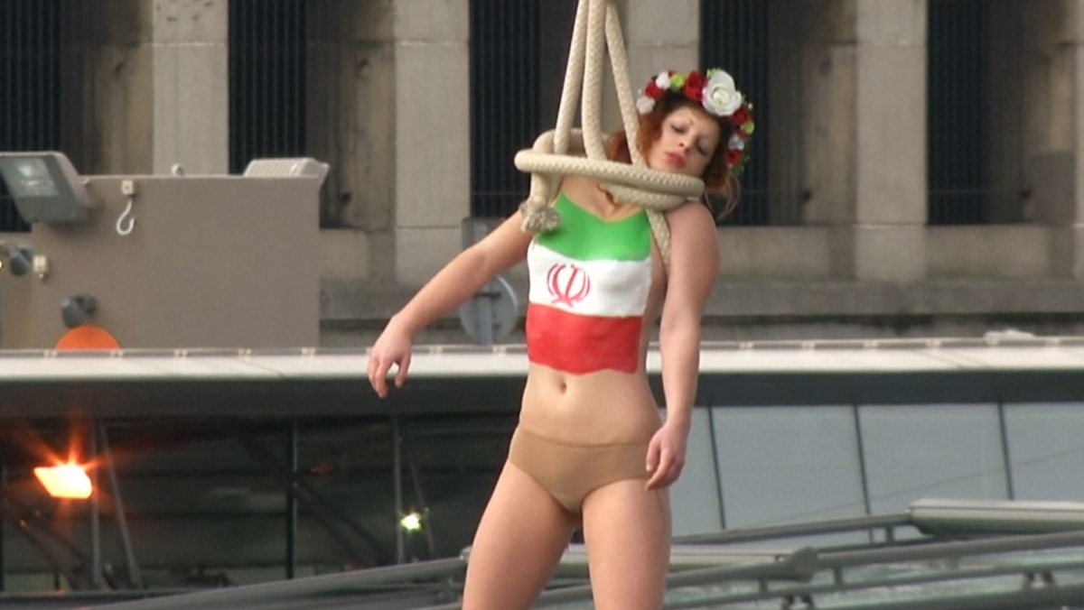 Femen Protest in Paris