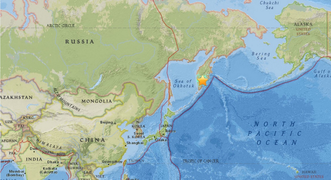 Earthquake of 7.0 magnitude rocks eastern Russia's Kamchatka Peninsula