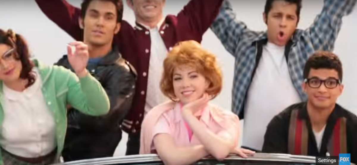 Grease Live Didi Conn gifts Carly Rae Jepsen Frenchy's shirt and
