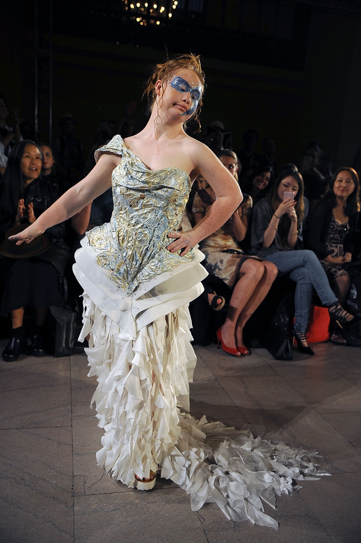 Down's Syndrome model Madeline Stuart wows New York Fashion Week