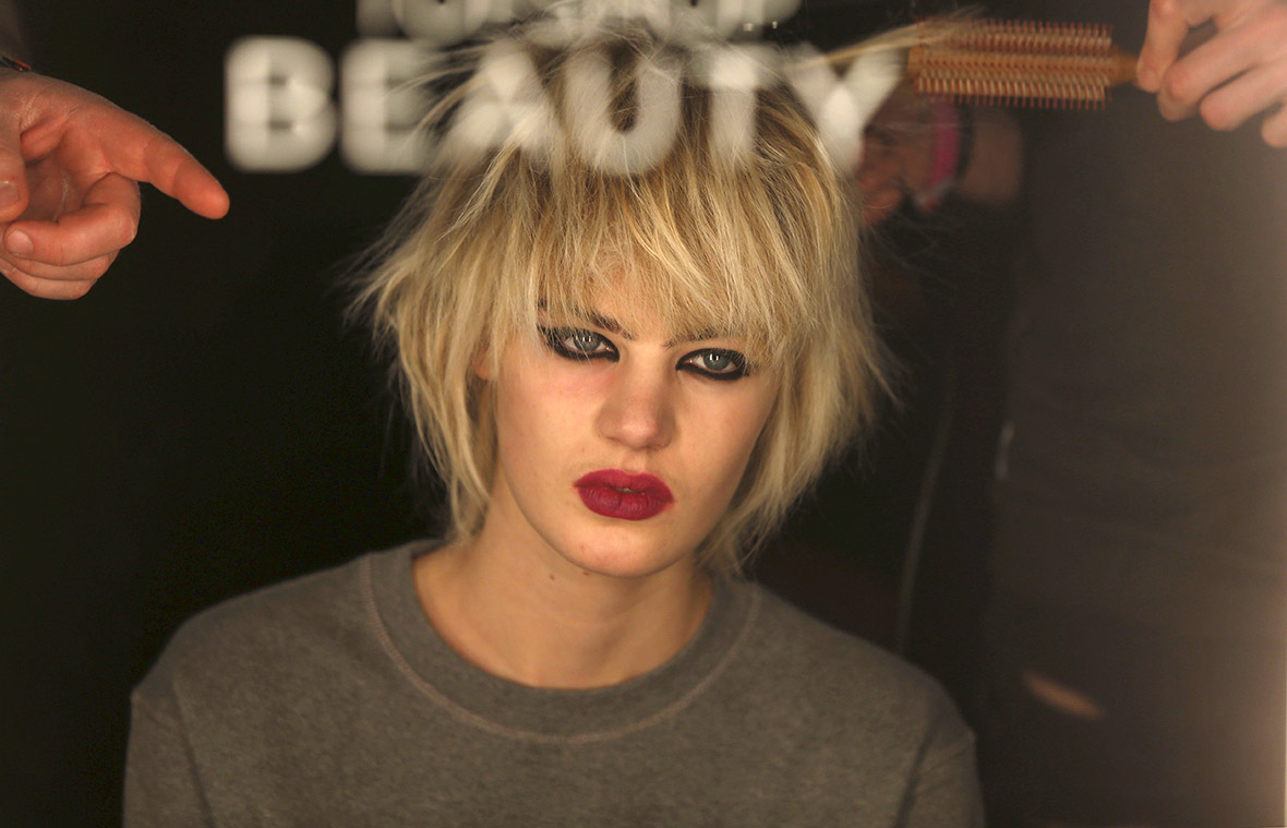 London Fashion Week 2016 backstage London Fashion Week 2016 backstage