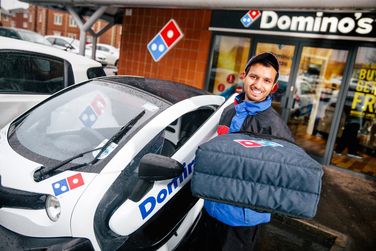 dominos stock price 2015